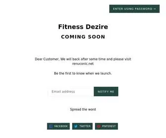 Renuconic.com(Fitness Dezire) Screenshot