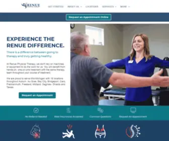 Renuept.com(Physical Therapy Serving Mid) Screenshot