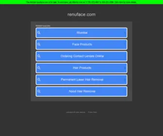Renuface.com(Microcurrent &amp; Photofacial Spa Skin TreatmentsRenuface) Screenshot
