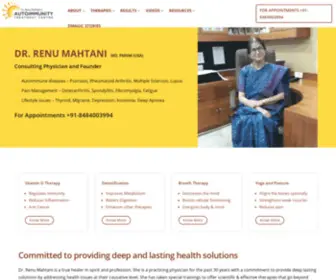 Renumahtani.com(Dr. Renu Mahtani) Screenshot