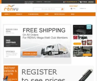 Renvu.com(Leading Solar Distributor) Screenshot
