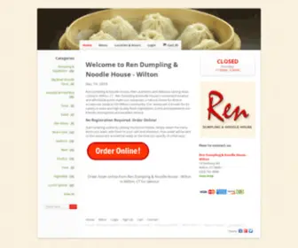 Renwilton.com(Order Asian online from Ren Dumpling & Noodle House) Screenshot