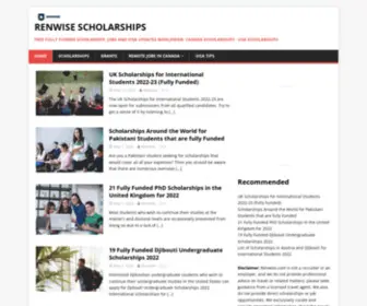 Renwise.com(Renwise Scholarships) Screenshot