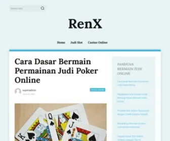 Renxgame.com(Renxgame) Screenshot