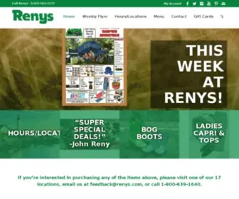 Renys.com(Renys A Maine Adventure) Screenshot