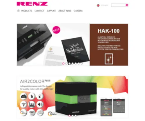 Renz.co.uk(Home : Renz) Screenshot