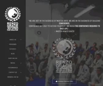 Renzogracielakehouston.com(Renzo Gracie Lake Houston) Screenshot