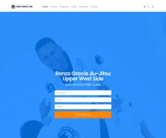 Renzogracieuws.com(Renzo Gracie Jiu) Screenshot