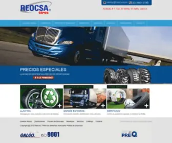 Reocsa.com(Renovado y Vitalizado de Llantas) Screenshot