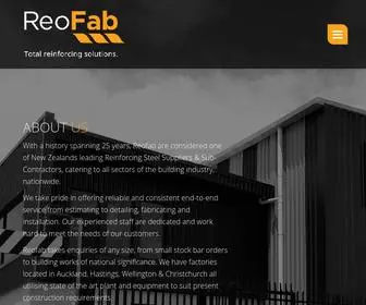 Reofab.co.nz(Total Reinforcing Solutions) Screenshot