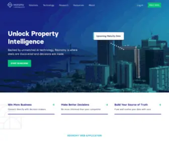 Reonomy.com(Unlock Property Intelligence) Screenshot