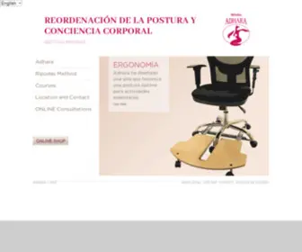 Reordenaciondelapostura.es(Adhara Inicio) Screenshot