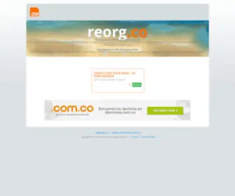 Reorg.co(Domain name) Screenshot