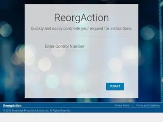 Reorgaction.com(Reorgaction) Screenshot