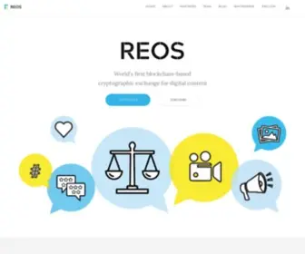 Reos.me(Decentralized Digital Content Platform) Screenshot
