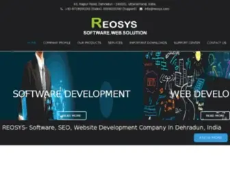 Reosys.com(Best software company in Dehradun) Screenshot