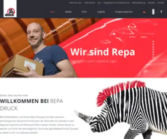 Repa-Druck.de(Repa Druck GmbH) Screenshot