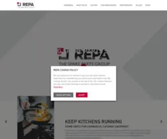 Repa-Group.com(Providing spare parts solutions) Screenshot