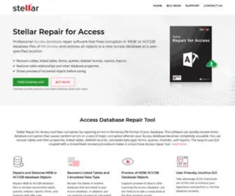 Repair-Access-File.com(Stellar Repair for Access) Screenshot