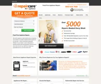 Repaircare.co.uk(Appliance Repairs) Screenshot