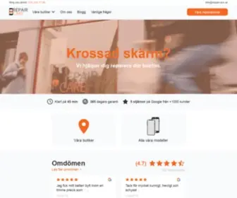 Repaircare.se(Laga iPhone & Samsung) Screenshot