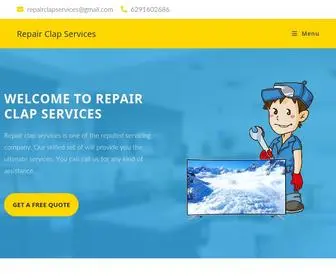 Repairclapservices.com(Repair Clap Services) Screenshot