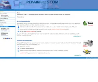 Repairfiles.com(First Aid for Your Files) Screenshot