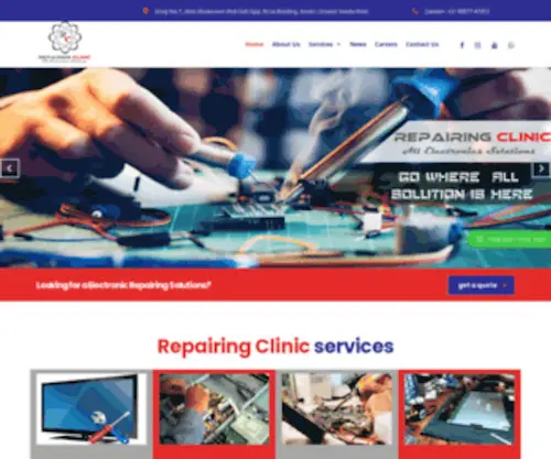 Repairingclinic.com(Repairing Clinic) Screenshot