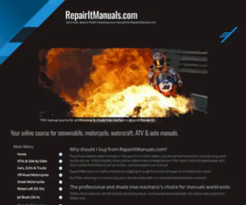 Repairitmanuals.com(RepairManualsPro.com Home) Screenshot