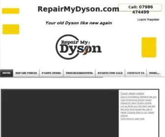 Repairmydyson.com(Troubleshoot & fix your Dyson) Screenshot