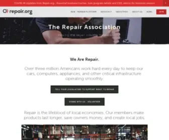 Repair.org(The Repair Association) Screenshot