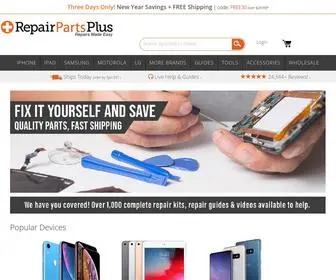 Repairpartsplus.com(IPhone Repair Parts & Kits) Screenshot