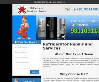 Repairrefrigeratorservice.in(Refrigerator Repair and Service) Screenshot