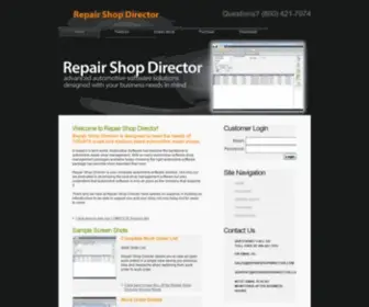 Repairshopdirector.com Screenshot