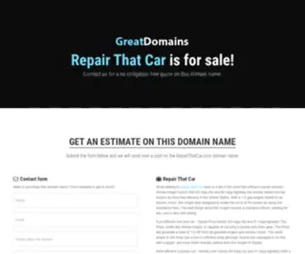 Repairthatcar.com(RepairThatCar) Screenshot