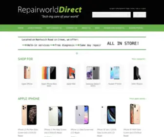 RepairWorlddirect.co.uk(Repair World Direct) Screenshot