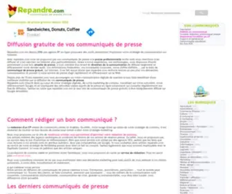 Repandre.com(Communiqué) Screenshot