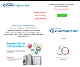 Reparacionderefrigeradoresen.com(Reparacion de Refrigeradores en CDMX) Screenshot