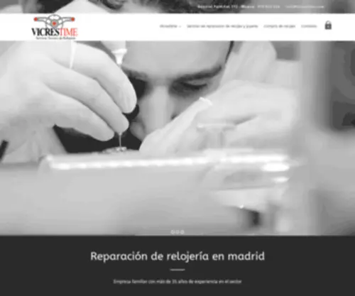 Reparacionrelojes.com(Reparación de relojes en madrid) Screenshot