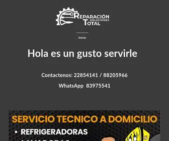 Reparaciontotalcrc.com(Contactenos) Screenshot