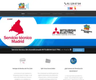 Reparaireacondicionadomadrid.com(Servicio tecnico aire acondicionado) Screenshot