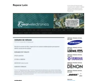 Repararleon.com(Reparar León) Screenshot