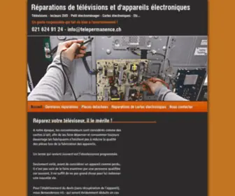 Reparation-Televisions.ch(Réparations) Screenshot