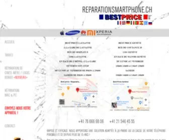 Reparationsmartphone.ch(Réparation smartphone) Screenshot