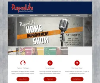 Repcolite.com(Quality Paint Made in West Michigan) Screenshot