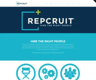 Repcruit.com(Hire the Right People) Screenshot