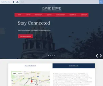 Repdavidrowe.com(Pa state rep) Screenshot