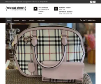 Repeatstreet.com(Repeat Street Consignment) Screenshot