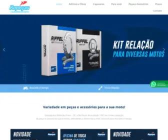 Repecasmotos.com.br(Peças e Acessórios para Motos com variedade) Screenshot