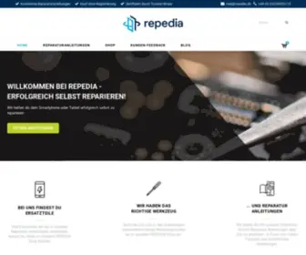 Repedia.de(Reparier dein Smartphone oder Tablet selbst) Screenshot